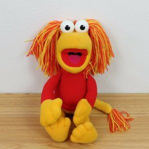 Vintage Fraggle Rock Plush RED Stuffed Animal Hasbro Softies 1985 Henson Muppet